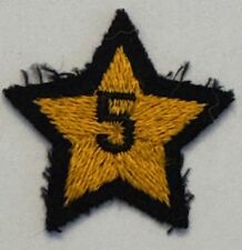 American Legion Patch 5 Year Membership Gold Star Embroidered Badge Vintage picture