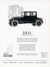 REO MOTOR CAR 1923 Auto Ad 4 Passenger Coupe picture