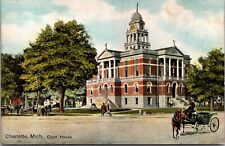 Postcard Court House in Charlotte, Michigan picture