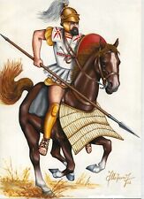 Greece – greek original collectible painting carthaginian horseman picture