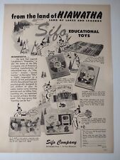 Silo Company From the Land of Hiawatha Lakes and Legends Vintage 1950s Print Ad picture