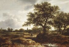 Dream-art Oil painting Landscape-with-a-Village-in-the-Distance-1646-Jacob-Isaac picture
