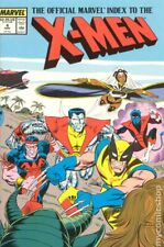 Official Marvel Index to the X-Men #4 VF 1987 Stock Image picture