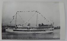 Steamship Steamer CITY OF LONG BEACH real photo postcard RPPC picture