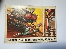 1959 Topps Bubbles You'll Die Laughing #37 So There's a Fly in Your Room picture