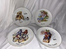 Normal Rockwell Gorham Plates set Of Four picture
