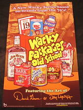 2009/10 Topps Wacky Packages OLD SCHOOL Series 1 OLDS1 PROMO POSTER 10.5x17 nm picture
