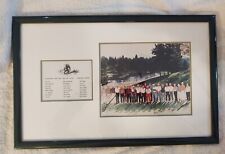 Group Photo Of Players  At Castle Pines International Tournament W Signatures  picture