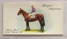 Music Hall John Player Derby Grand National Winners 1933 Cigarette Card (B75) picture