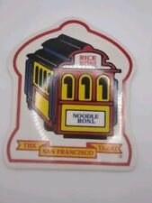 Vtg RICE-A-RONI Ceramic Hot Plate Trivet & Spoon Rest San Francisco Trolly Train picture
