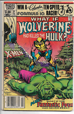 What If 31 Newsstand Low Grade Reader What If Wolverine Had Killed the Hulk 1982 picture