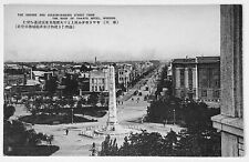 • Vintage 1925 PHOTO POSTCARD • MUKDEN SQUARE from Yamato Hotel, CHINA •RARE• picture