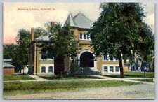 Grinnell Iowa~Stewarts Library~c1910 Postcard picture