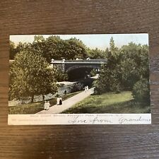 Brooklyn, NY Prospect Park Walk Under Bridge Ladies 1908 Antique Postcard picture