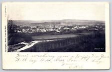 1905 Farmington Maine From The Bluff Bird's Eye Antique Photo Posted Postcard picture