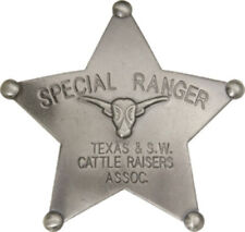 Badges Of The Old West Special Ranger Badge MI3025 Texas & S.W. Cattle Raisers A picture