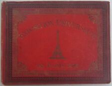 EXPOSITION UNIVERSELLE DE PARIS 1889~HARDCOVER FEATURING 10 PHOTOGRAPHIC PLATES picture