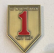 1st Infantry Division Command Sergeant Major Duty First Challenge Coin picture