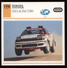 1990  Toyota  Celica All Trac Turbo  Racing  Classic Cars Card picture