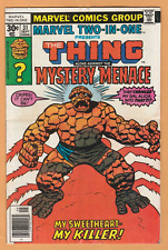 Marvel Two-In-One #31 - The Thing - Mystery Menace - VG picture