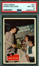 Very Rare1959 Fabian #37 Warm Welcome PSA 8 NM-MT and various bonus cards added picture