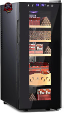 35L Electric Cigar Humidor Cabinet for 250 Counts, Temperature & Humidity Contro picture
