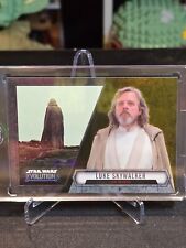 2016 Topps Star Wars Evolution Luke Skywalker Jedi in Exile Gold 15/50 picture