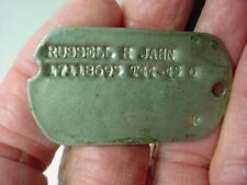 vintage World War 2 WWII WW2 Military Dog Tag picture