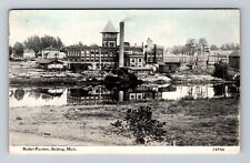Belding MI-Michigan, Basket Factory, Antique, Souvenir, Vintage Postcard picture