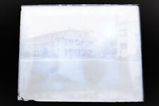 Antique 5x4 Inch Plate Glass Negative Of A Street With Buildings V35 picture