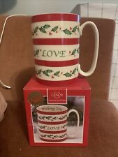 Lenox Holiday Wishes Coffee Tea Mug WISHING YOU LOVE NIB Christmas picture
