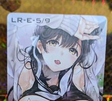 Holofoil Sexy Anime Card ACG  -  Lone Wolf - LR - E 5/9 - Atago picture