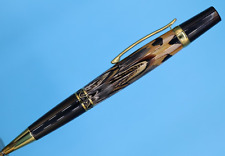 Elegant Beauty Sierra Ballpoint Pen with Ringneck Pheasant Feathers Black TG picture