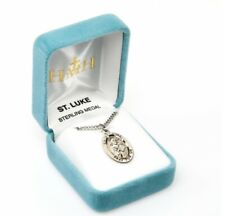 St.Luke 24 Inch Sterling Silver Necklace  picture
