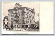c1905 Street View Action Grand Opera House Harrisburg  Pennsylvania P813 picture