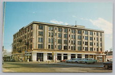 Postcard The Rainbow Hotel Great Falls Montana Classic Cars c1960's picture