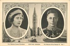 Postcard 1930s UK Royalty King George VI Canada Visit Photogelatine 23-7929 picture