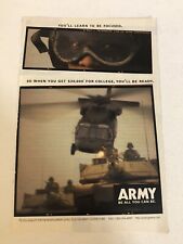 Army Vintage Print Ad Advertisement Be All You Can Be pa14 picture
