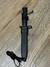 United Arab Emirates Military M10 Combat Knife Bayonet & Scabbard picture
