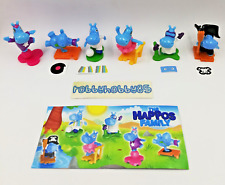 THE HAPPOS FAMILY COMPLETE SET WITH PAPERS (VU357 - VU362) KINDER SURPRISE 2022 picture