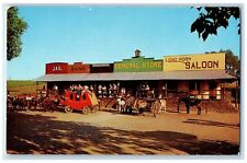 c1960 Frontier City Western Town Saloon Store Irish Hills Michigan MI Postcard picture