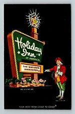 Dubuque IA-Iowa Holiday Inn Antique Vintage Souvenir Postcard picture