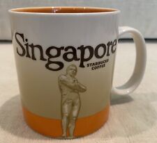 Starbucks Singapore Global Icon City Coffee Tea Mug 16 Oz 2014 Orange picture