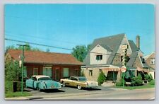 c1950s Classic Cars  Roth Motel Signs Clarksburg West Virginia P648 picture