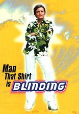 Hawaii Five-O Jack Lord as Steve McGarrett In a Blinding Hawaiian Shirt Postcard picture