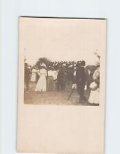 Postcard Vintage Photo of People Watching a Choir picture