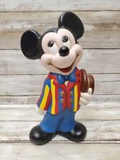 Vintage 1970s Walt Disney Productions - Ceramic Mickey Mouse Figurine 9.5