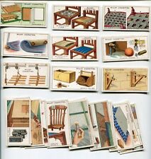 1927 W.D. & H.O. WILLS CIGARETTES HOUSEHOLD HINTS 25 DIFFERENT TOBACCO CARD LOT picture