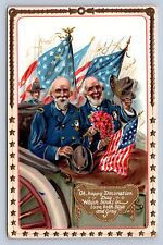 K2/ Patriotic Postcard c1910 G.A.R. Decoration Day Civil War Soldiers 488 picture