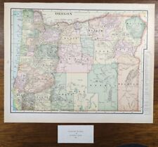 Vintage 1900 OREGON Map 14
